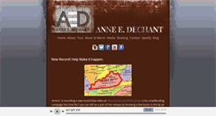 Desktop Screenshot of anneedechant.com